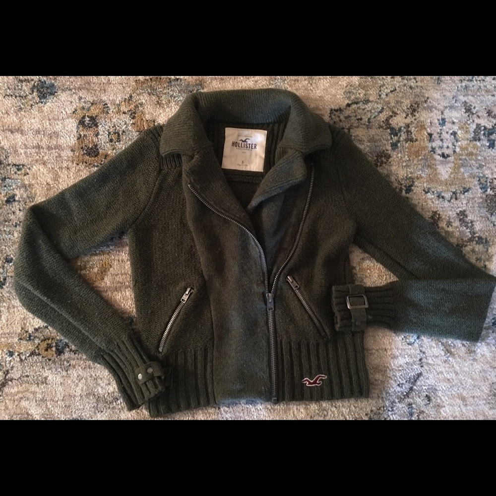 Hollister Zip-up Sweater